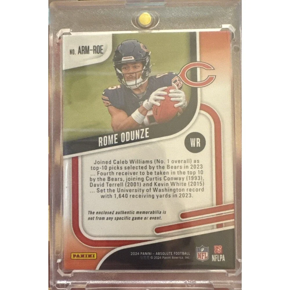 2024 Absolute Rome odunze Rookie Materials